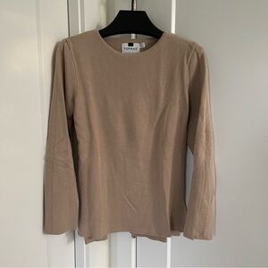 Topman Men’s Beige Long Sleeve Sweater